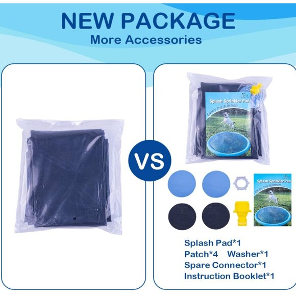 Splash Sprinkler Pad for Dogs - 59" - Picture 8 of 8